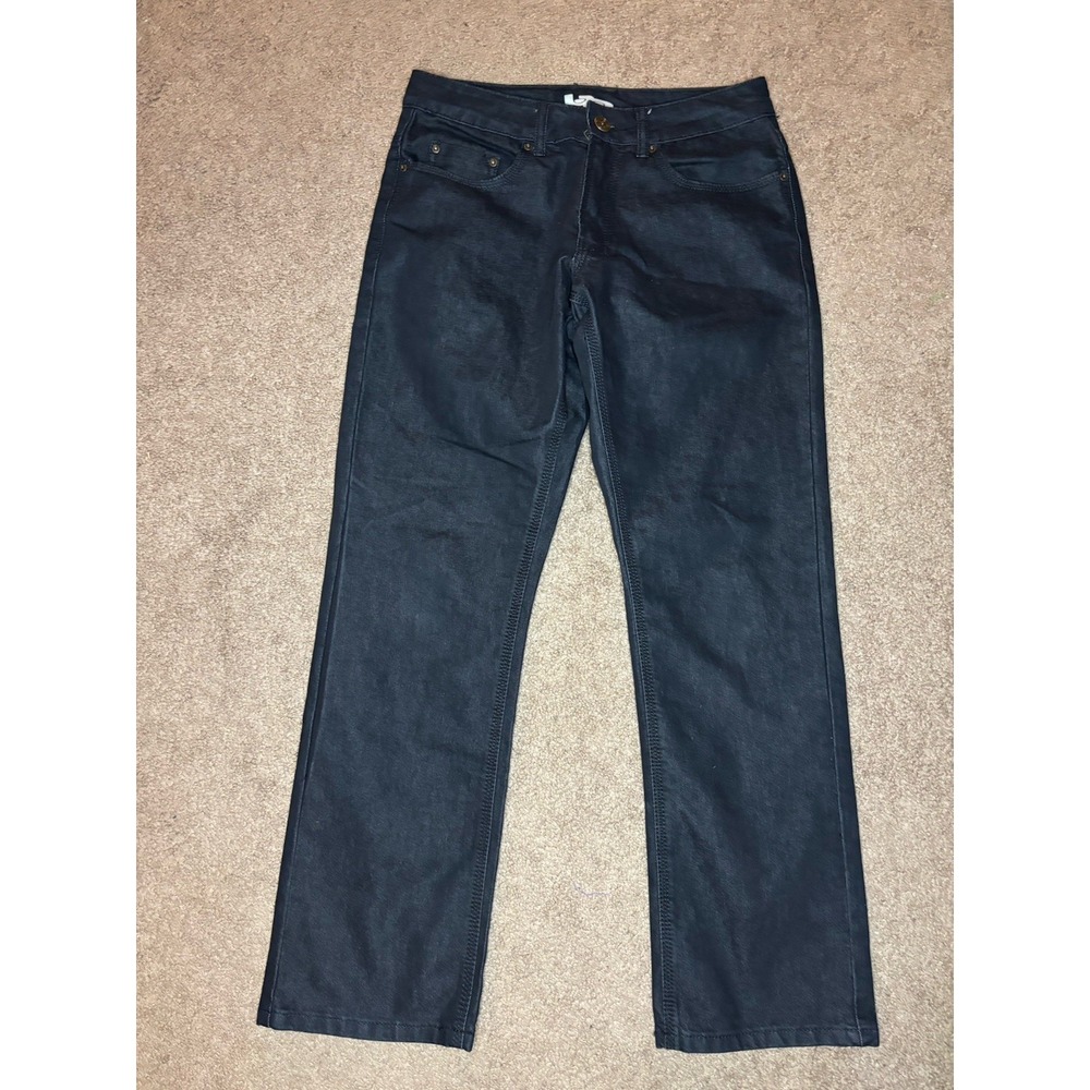 Bulletprufe Jeans Men's 30x30 Black Straight Stretch Denim Work Pants Casual